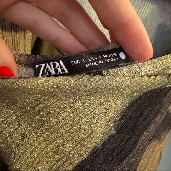 ZARA - LOW BACK MIDI DRESS - Picture 8 of 10